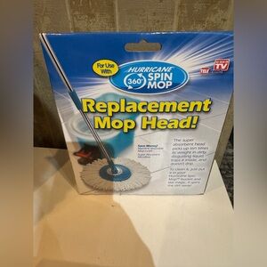 Hurricane Spin Mop Replacement Mop Head -NIB